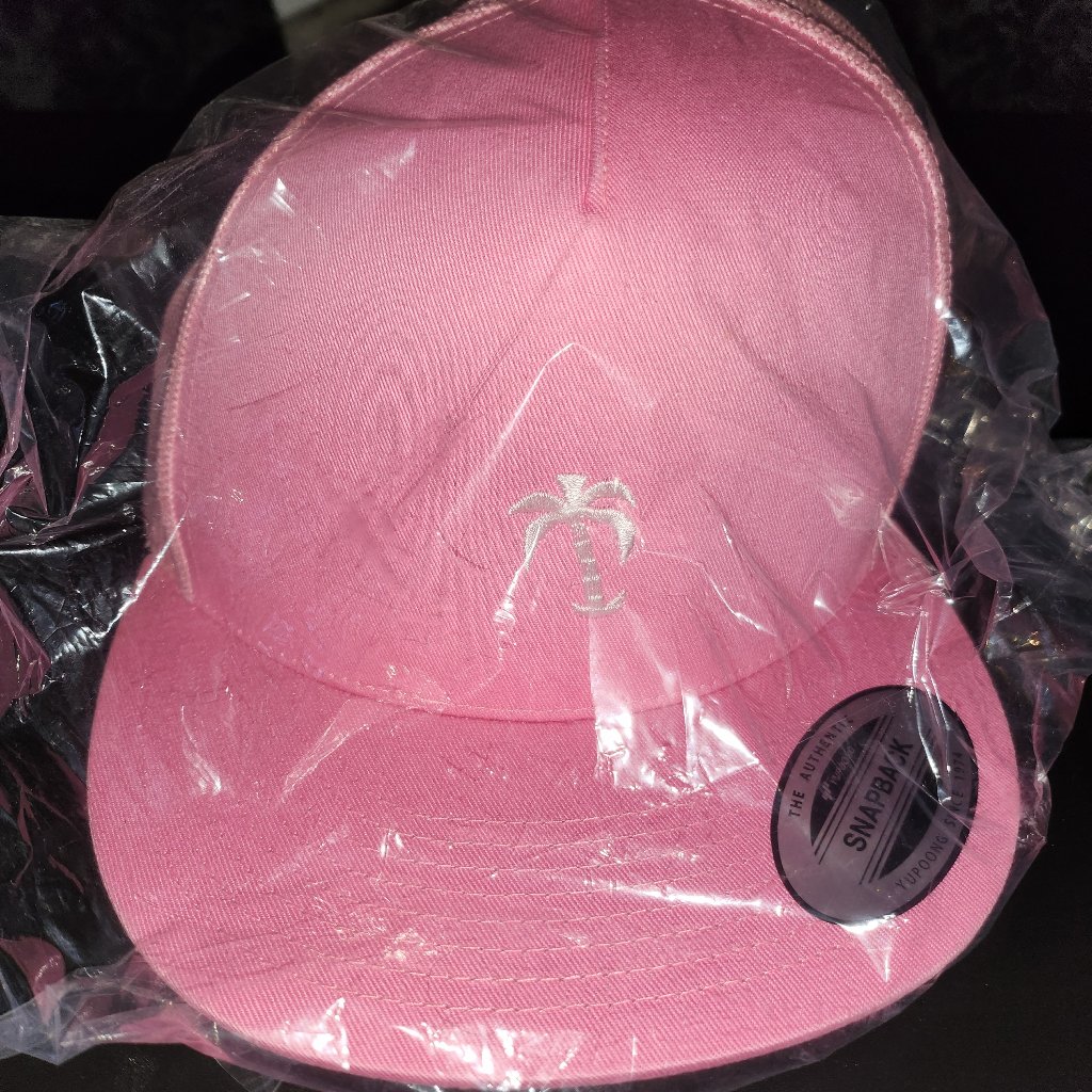 Unisex Snapback Yupoong Trucker Hat Os Fits All Pink
